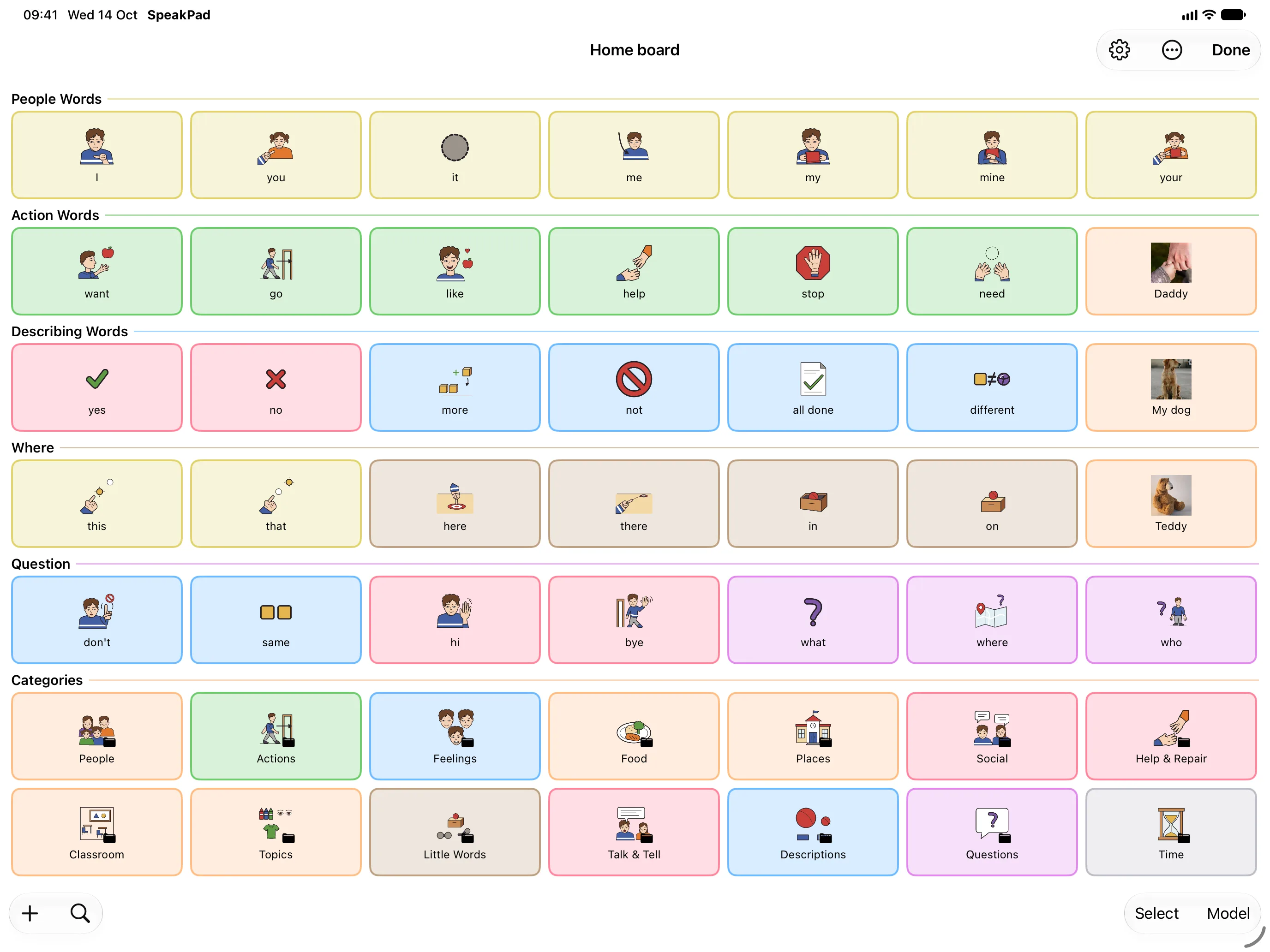 Editing vocabulary items